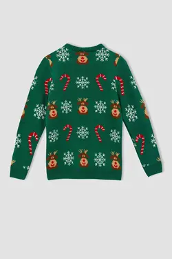 خرید پلیور کریسمس پسرانه دفکتو کد 180667 | بانی استایل