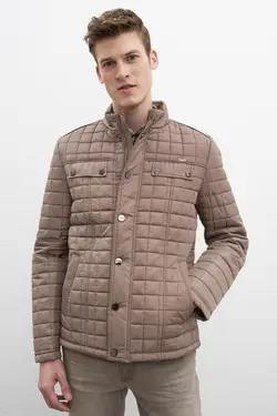 خرید کاپشن یقه ایستاده مردانه یو اس پولو کد 175962 | بانی استایل