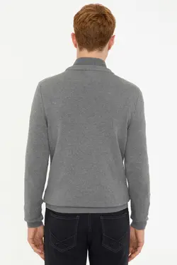 خرید ژاکت دکمه دار مردانه یو اس پولو کد 175181 | بانی استایل