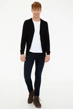 خرید ژاکت مردانه یو اس پولو کد 175173 | بانی استایل