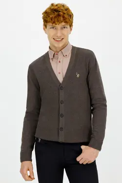 خرید ژاکت مردانه یو اس پولو کد 175168 | بانی استایل