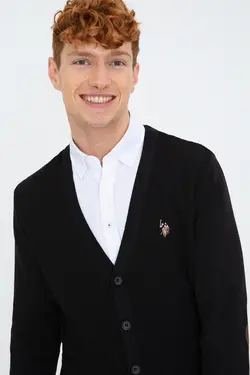 خرید ژاکت مردانه یو اس پولو کد 175169 | بانی استایل