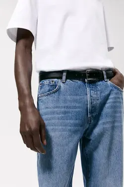 خرید کمربند چرم مردانه زارا کد 157994 | بانی استایل