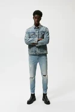 خرید شلوار جین مردانه زارا کد 155388 | بانی استایل