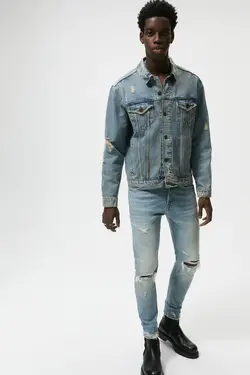 خرید شلوار جین مردانه زارا کد 155388 | بانی استایل