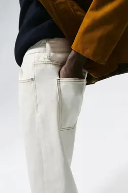 خرید شلوار جین راسته مردانه زارا کد 155881 | بانی استایل