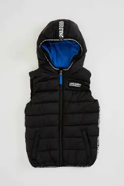 خرید جلیقه کلاه دار پسرانه دفکتو کد 153682 | بانی استایل