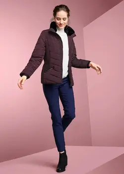 خرید کاپشن یقه ایستاده زنانه چیبو کد 151983 | بانی استایل