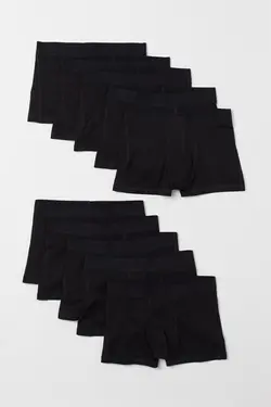 خرید شورت باکسر مردانه بسته 10 عددی اچ اند ام کد 124284 | بانی استایل