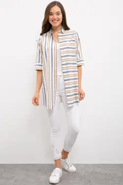 خرید تونیک زنانه یو اس پولو کد 123011 | بانی استایل