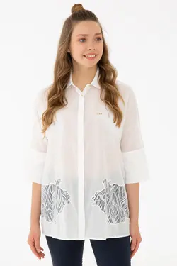 خرید تونیک زنانه یو اس پولو کد 123009 | بانی استایل