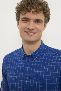 خرید پیراهن آستین بلند مردانه یو اس پولو کد 120813 | بانی استایل