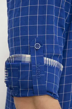 خرید پیراهن آستین بلند مردانه یو اس پولو کد 120813 | بانی استایل