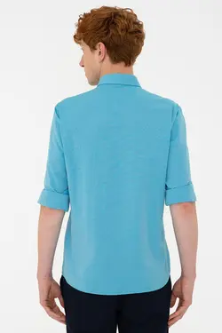 خرید پیراهن آستین بلند مردانه یو اس پولو کد 121407 | بانی استایل