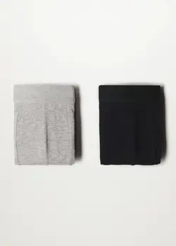 خرید شورت باکسر مردانه بسته 2 عددی منگو کد 112859 | بانی استایل