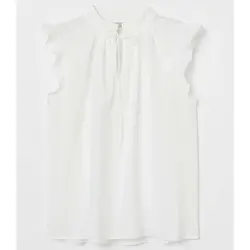 خرید بلوز کرپ زنانه اچ اند ام کد 82376 | فروشگاه اینترنتی بانی استایل