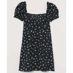 خرید پیراهن کوتاه زنانه اچ اند ام کد 86986 | فروشگاه اینترنتی بانی استایل