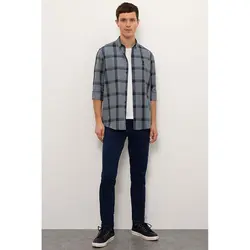 خرید پیراهن چهارخانه مردانه یو اس پولو کد 72714 | فروشگاه اینترنتی بانی استایل