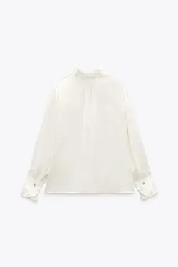 خرید بلوز ساتن زنانه زارا کد 225709 | بانی استایل