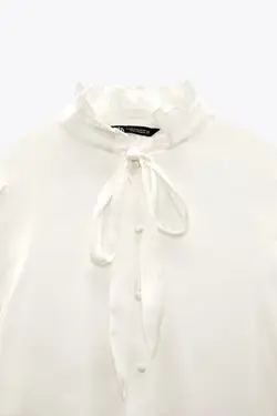 خرید بلوز ساتن زنانه زارا کد 225709 | بانی استایل