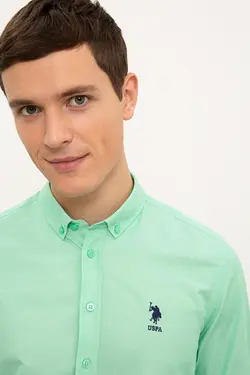 خرید پیراهن آستین بلند مردانه یو اس پولو کد 229700 | بانی استایل