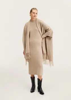 خرید پیراهن بافت زنانه منگو کد 206857 | بانی استایل