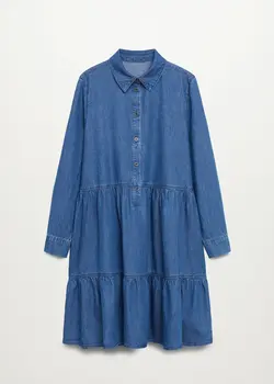 خرید پیراهن جین زنانه منگو کد 206712 | بانی استایل