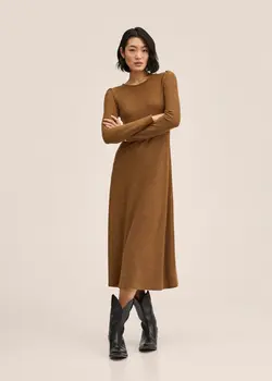 خرید پیراهن بافت زنانه منگو کد 207691 | بانی استایل