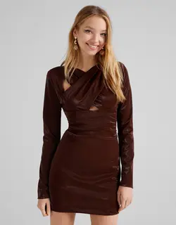 خرید پیراهن کوتاه زنانه برشکا کد 209119 | بانی استایل