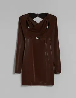 خرید پیراهن کوتاه زنانه برشکا کد 209119 | بانی استایل