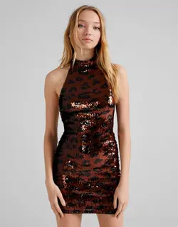 خرید پیراهن پولکی زنانه برشکا کد 209121 | بانی استایل