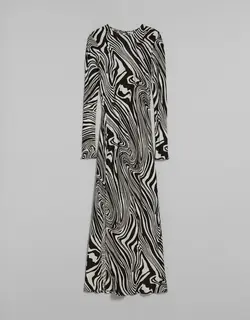 خرید پیراهن ساتن بلند زنانه برشکا کد 209122 | بانی استایل