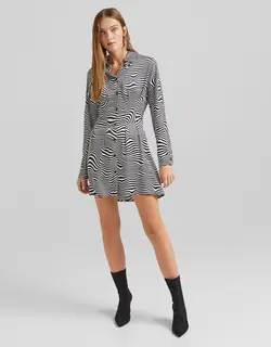 خرید پیراهن ساتن زنانه برشکا کد 209120 | بانی استایل