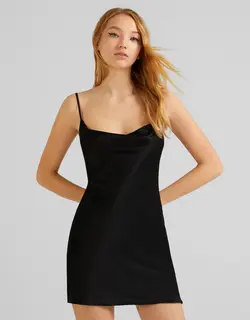 خرید پیراهن بندی ساتن زنانه برشکا کد 209150 | بانی استایل