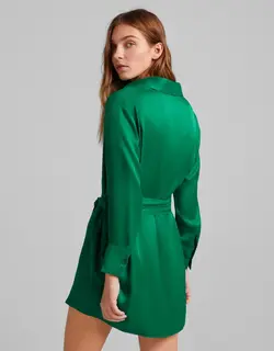 خرید پیراهن ساتن زنانه برشکا کد 209148 | بانی استایل