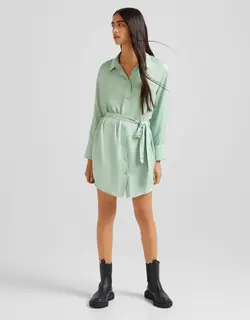 خرید پیراهن ساتن زنانه برشکا کد 209147 | بانی استایل