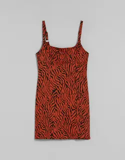 خرید پیراهن طرح دار زنانه برشکا کد 209116 | بانی استایل