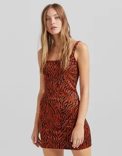 خرید پیراهن طرح دار زنانه برشکا کد 209116 | بانی استایل