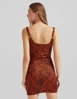 خرید پیراهن طرح دار زنانه برشکا کد 209116 | بانی استایل