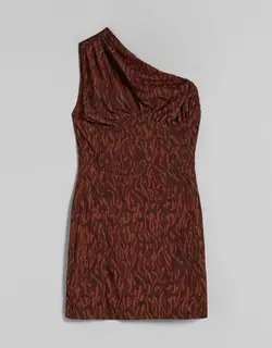 خرید پیراهن طرح دار زنانه برشکا کد 209109 | بانی استایل