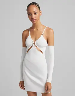 خرید پیراهن کوتاه زنانه برشکا کد 209106 | بانی استایل