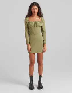 خرید پیراهن کوتاه زنانه برشکا کد 209104 | بانی استایل