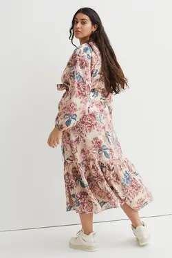 خرید پیراهن بلند زنانه اچ اند ام کد 202039 | بانی استایل