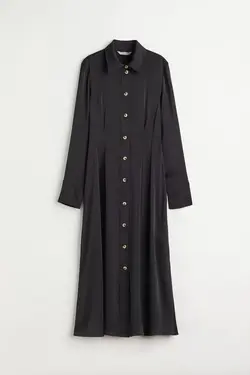 خرید پیراهن ساتن زنانه اچ اند ام کد 202030 | بانی استایل