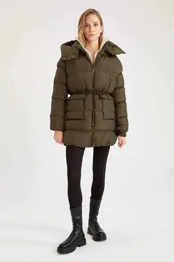 خرید کاپشن بلند زنانه دفکتو کد 199893 | بانی استایل