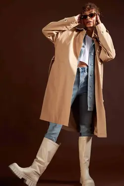 خرید بارانی زنانه دفکتو کد 199884 | بانی استایل