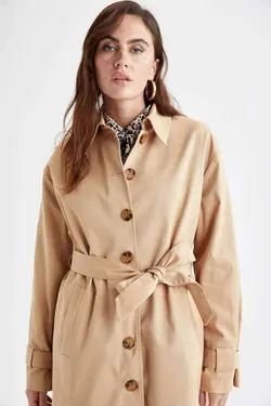 خرید بارانی زنانه دفکتو کد 199884 | بانی استایل