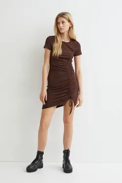 خرید پیراهن کوتاه زنانه اچ اند ام کد 202059 | بانی استایل