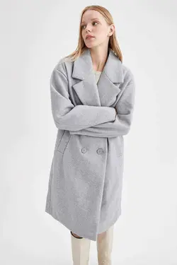 خرید پالتو بلند زنانه دفکتو کد 200593 | بانی استایل