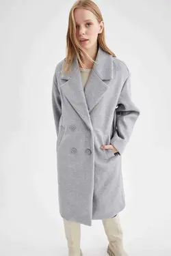 خرید پالتو بلند زنانه دفکتو کد 200593 | بانی استایل